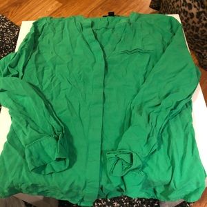 Green blouse